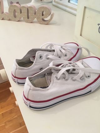 converse niño blancas 28 converse niño blancas 28