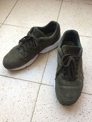 puma trinomic verdes