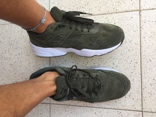 puma trinomic mujer verdes