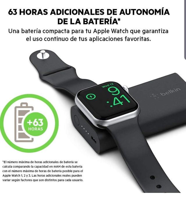 Belkin Batería Externa para Apple watch 4 3 2 1