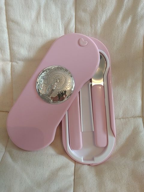 Cubiertos con portacubiertos Virgen del Pilar