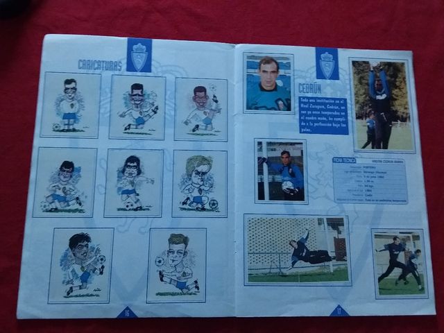 Álbum cromos Real Zaragoza 1932-1995