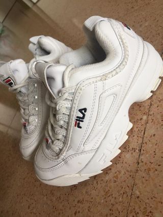 zapatillas fila niña