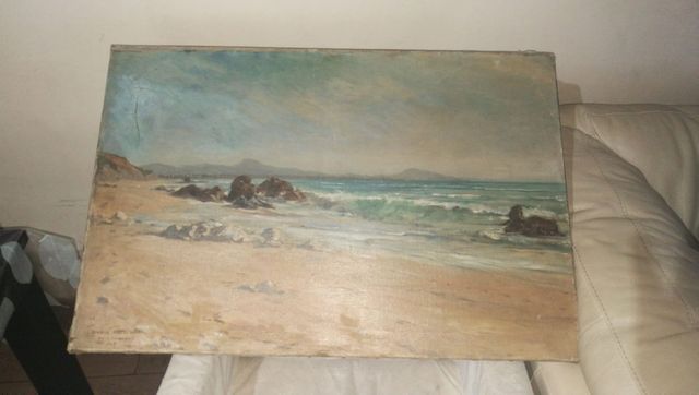 cuadro antiguo frances