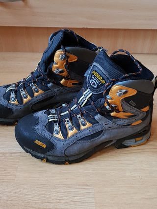 Botas montaña Asolo Tuka Gv Ml gris verde mujer