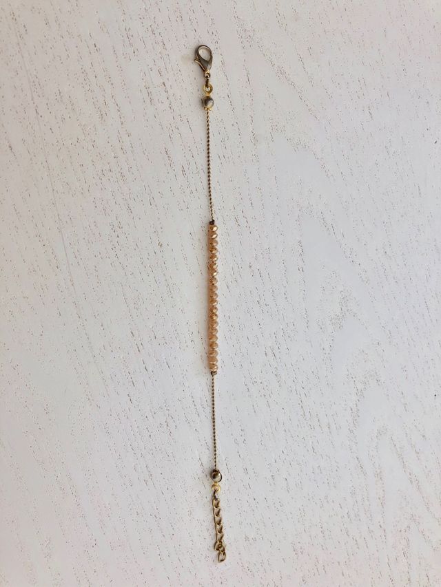 Pulsera Swarovski color ambar.