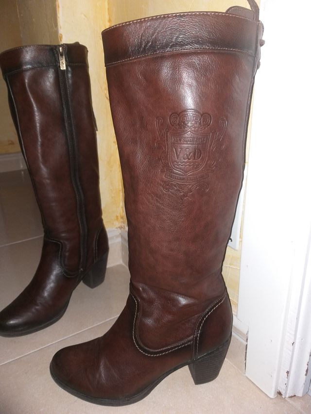 botas de piel poco uso