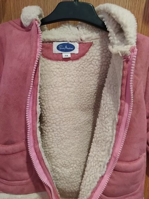 Cazadora rosa talla 2 años