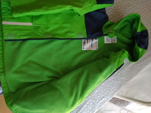 Cortavientos con forro polar