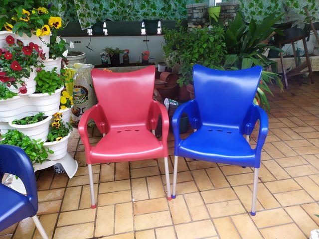 Sillas varios colores