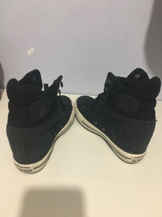 converse cuña mujer negras converse cuña mujer negras