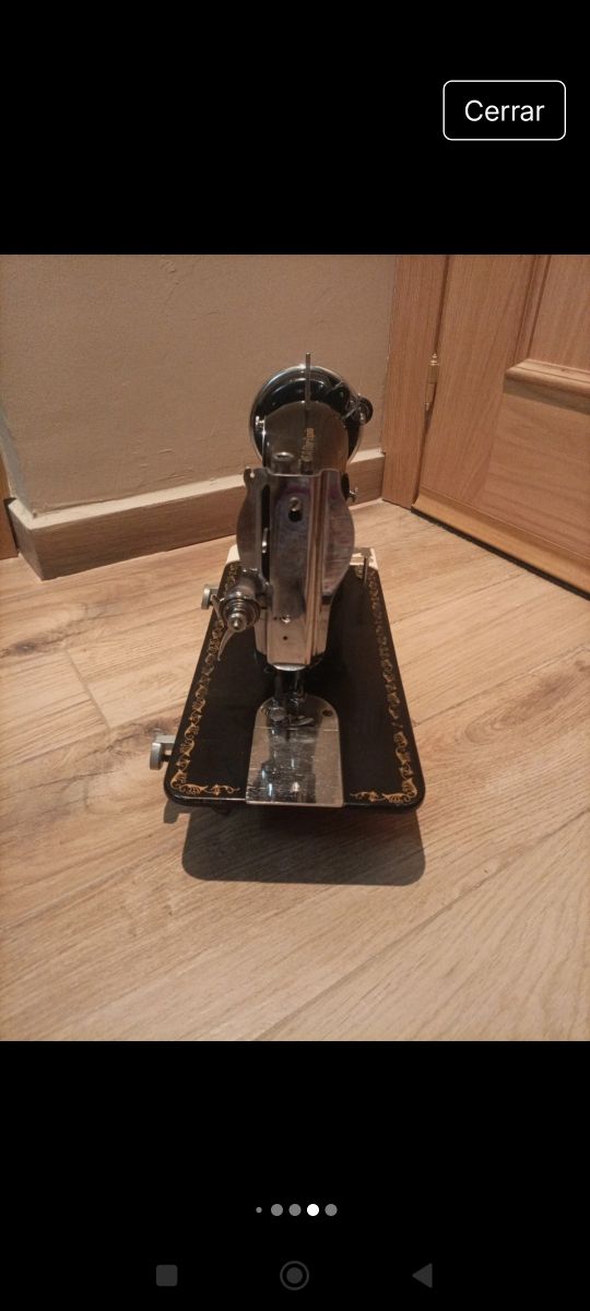 máquina de coser alfa antigua