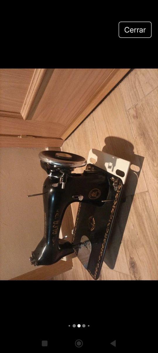 máquina de coser alfa antigua