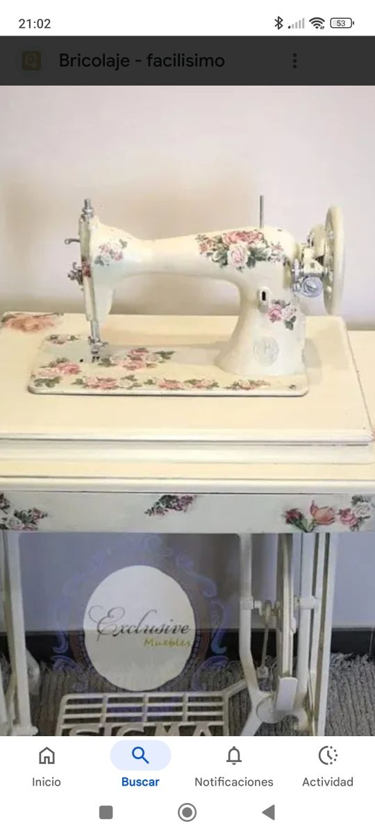 máquina de coser alfa antigua