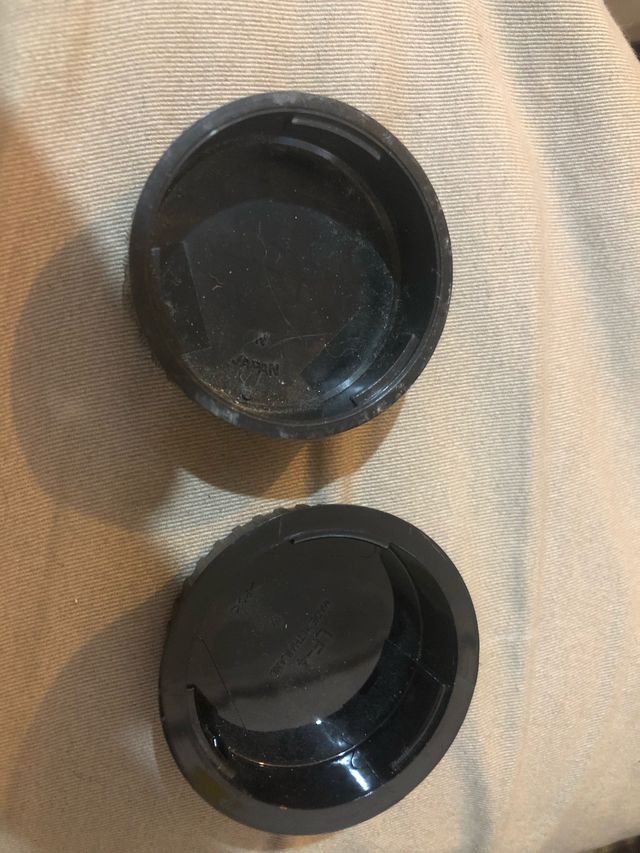 2 Tapas para objetivos nikon