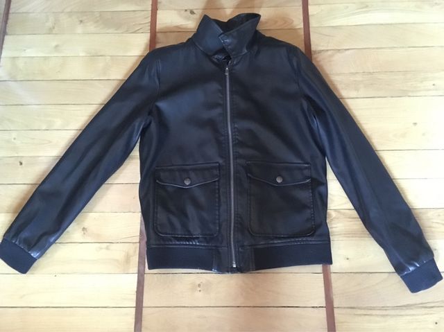 Cazadora niño imitación cuero 13 - 14 Mango