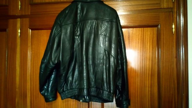 cazadora cuero hombre