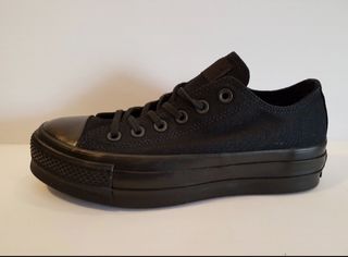 converse negra alta plataforma converse negra alta plataforma
