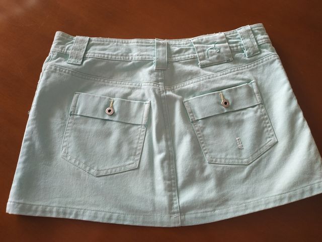 Falda vaquera corta