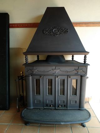 Chimenea de hierro fundido de segunda mano en WALLAPOP