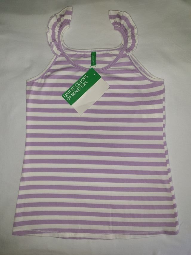 camiseta tirantes benetton nueva