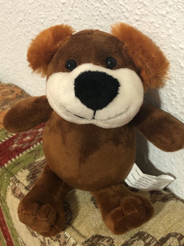 Muñeca de perrito marron