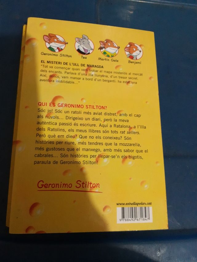 GERONIMO STILTON EN CASTELLA Y CATALAN ..
