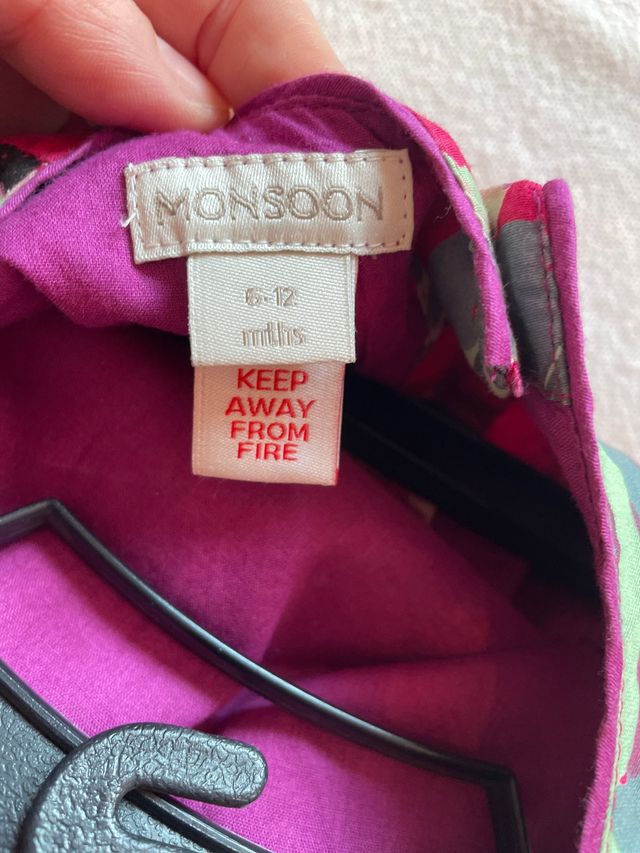 Vestido bebé niña 6/12 meses