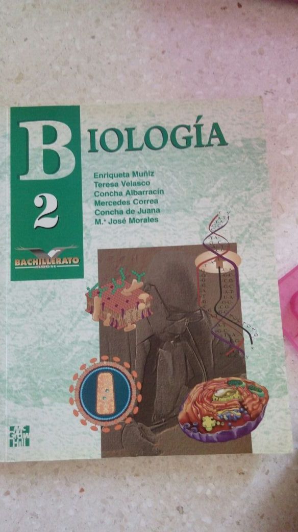 Libros de biologia y quimica inorganica