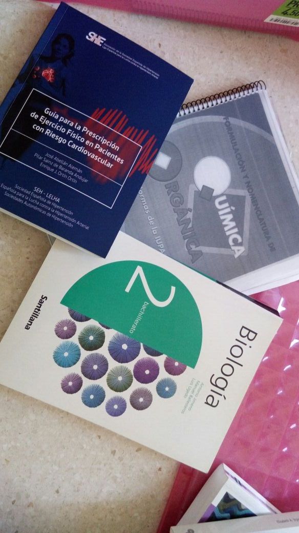 Libros de biologia y quimica inorganica