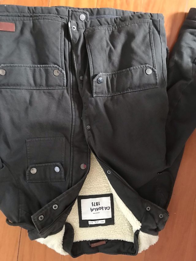 a ABRIGO MARCA ZARA DE BORREGO UNISEX TALLA M