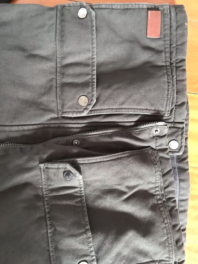 a ABRIGO MARCA ZARA DE BORREGO UNISEX TALLA M