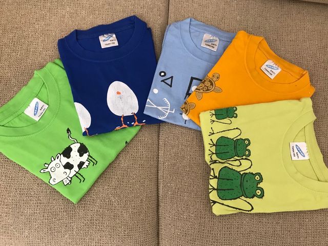 Lote 5 Camisetas unisex