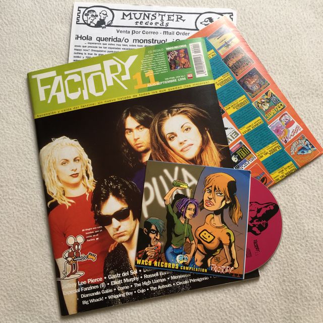 Lote de 9 revistas Factory