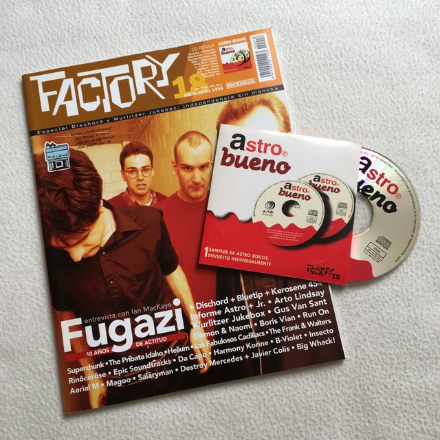 Lote de 9 revistas Factory
