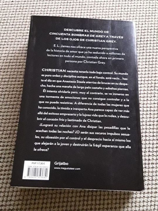 Cincuenta sombras de grey contada por Christian