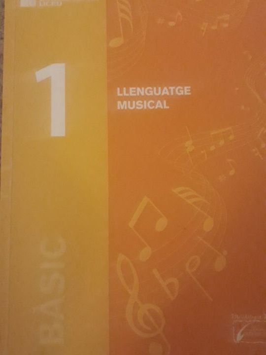 Libro Basic 1 Liceu Llenguatge musical