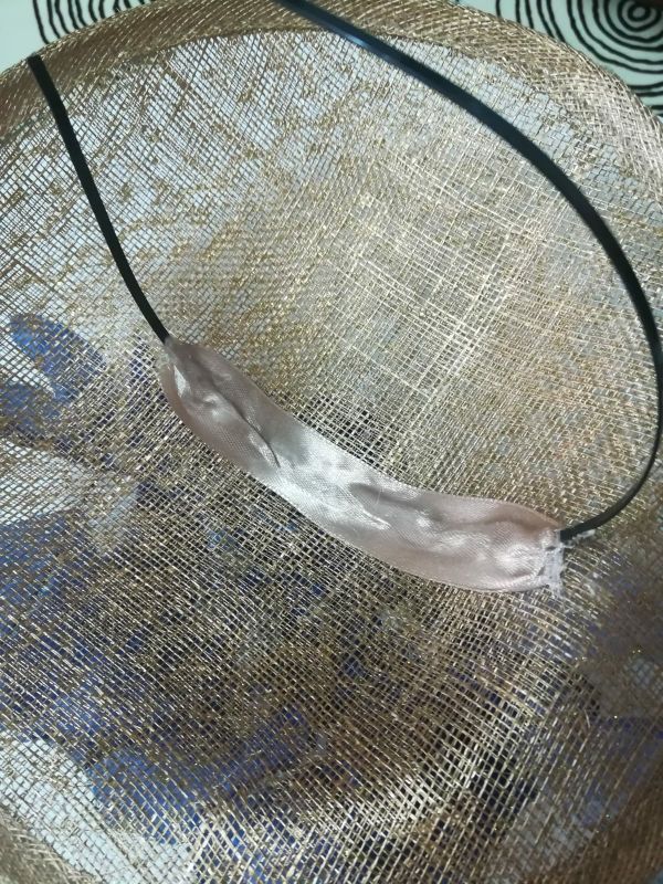 Tocado fiesta azul marino ¡rebajado!