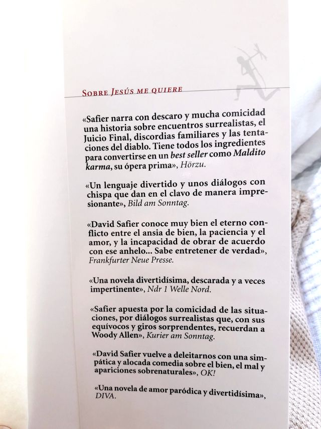 Jesús me quiere de David Safier (Humor)