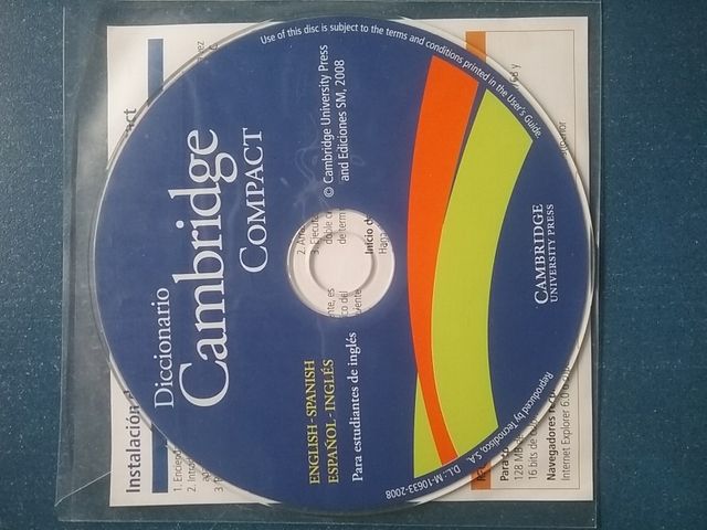 Diccionario Bilingüe Cambridge Español-inglés.