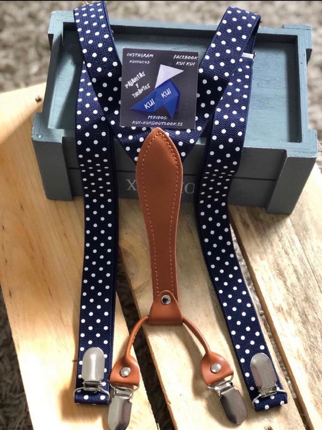 Tirantes de adulto azul marino