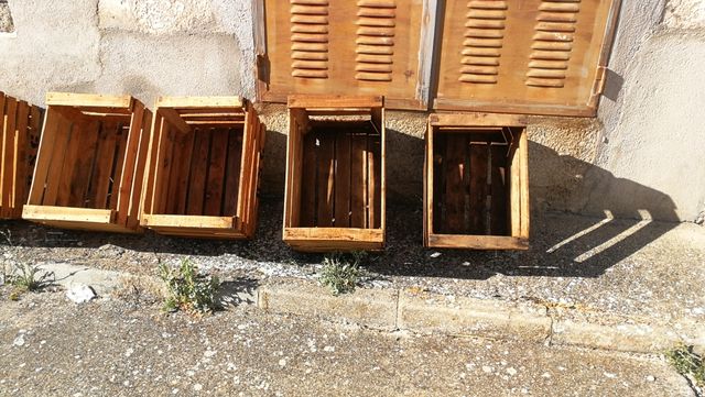 cajas de madera, para decoración,