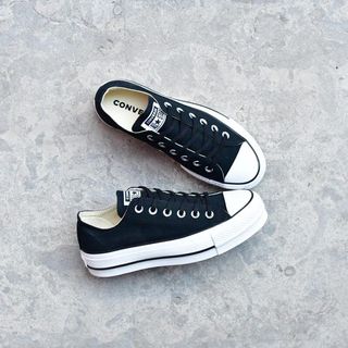 converse de plataforma negras converse de plataforma negras