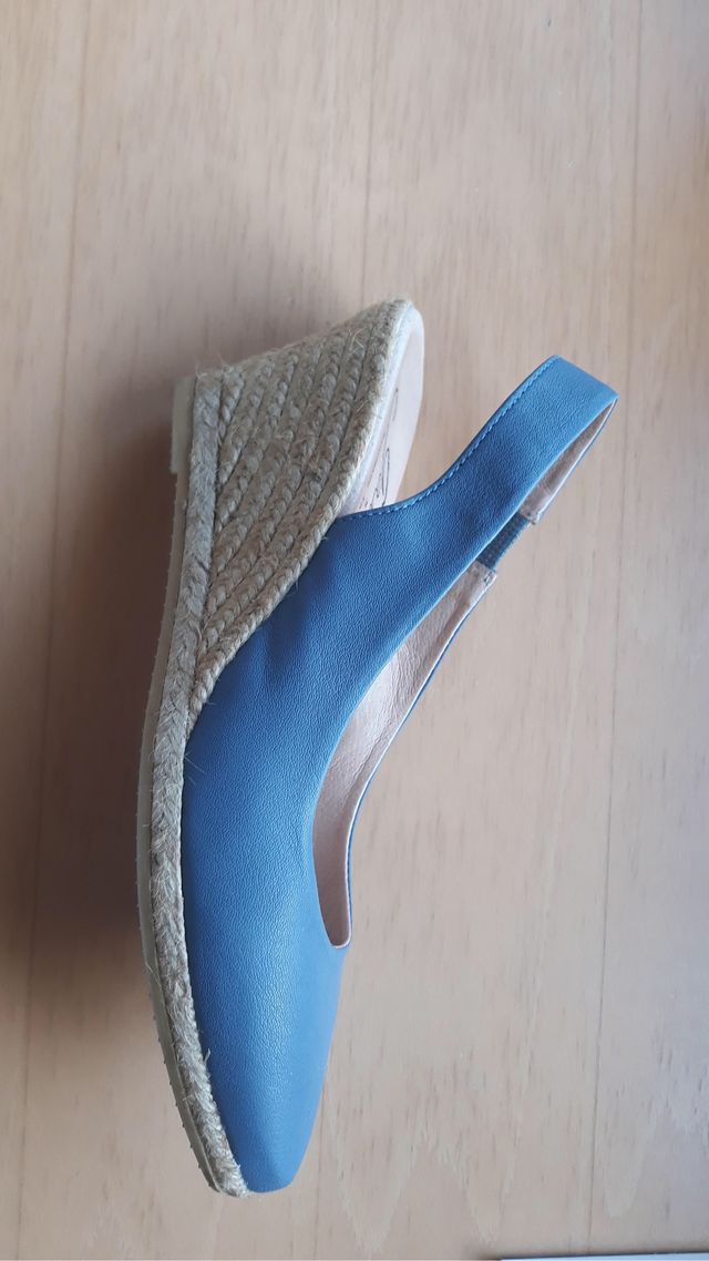 Zapato azul talla 38