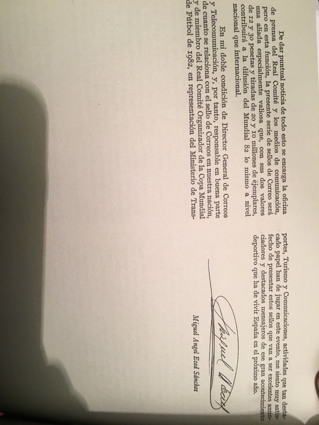 Colección sellos Mundial 82