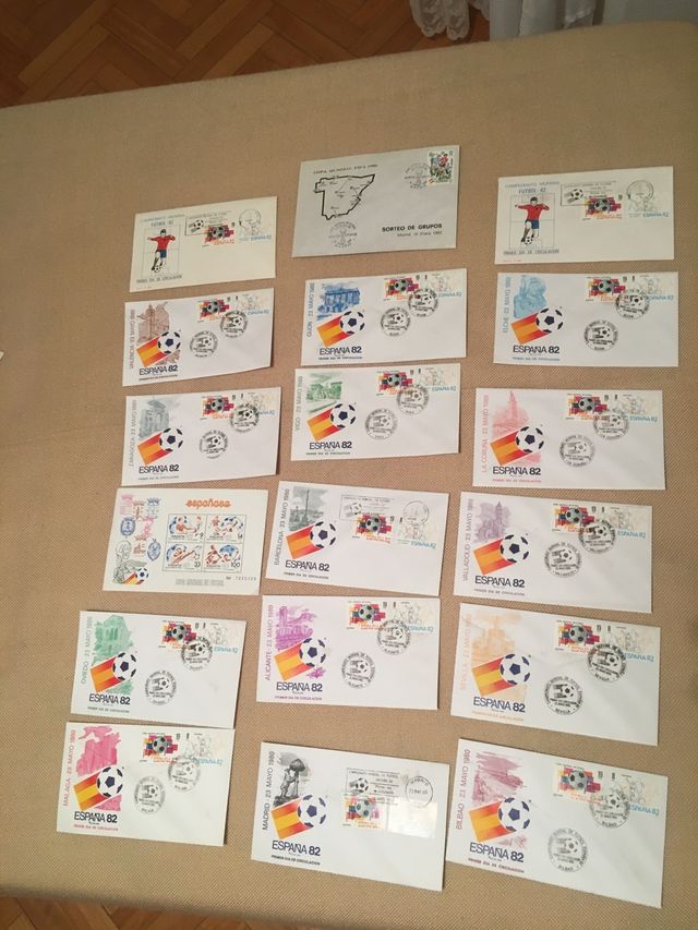 Colección sellos Mundial 82