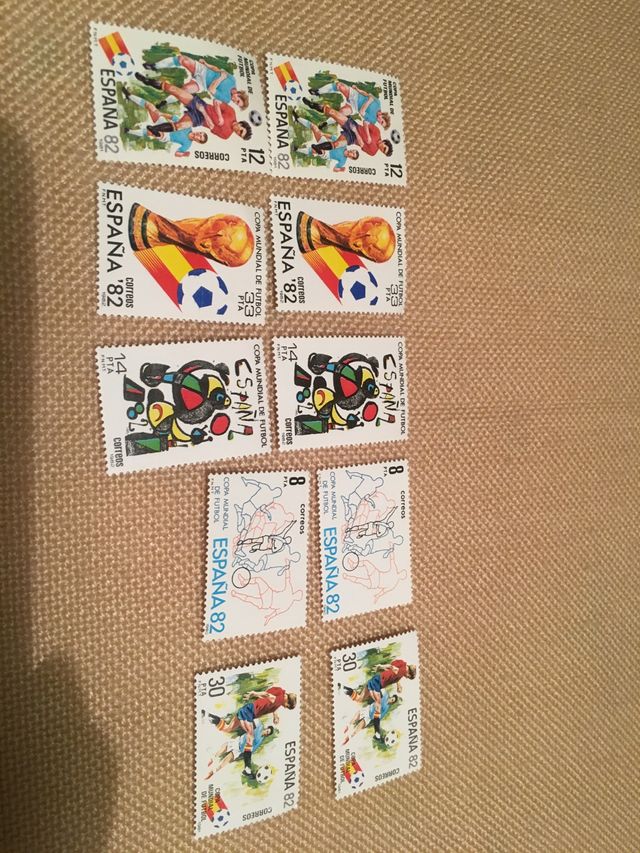 Colección sellos Mundial 82