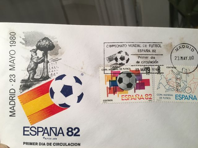 Colección sellos Mundial 82