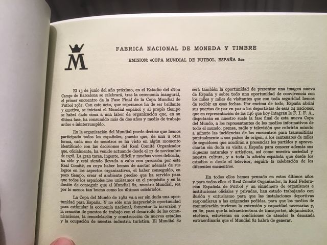 Colección sellos Mundial 82