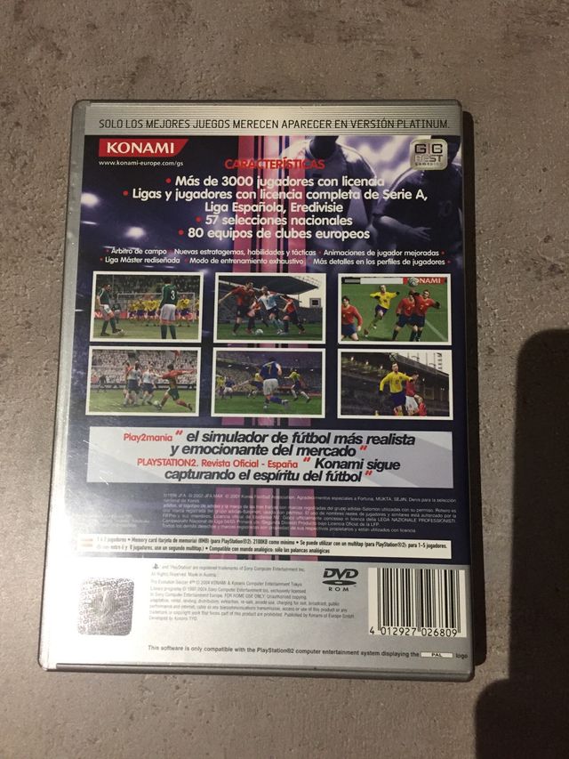 Pro Evolution Soccer 4 PS2